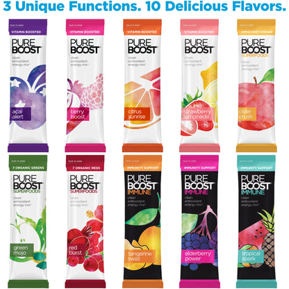 Pureboost Clean Energy & Immune 10 Pack