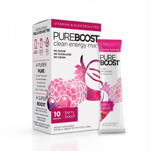 Pureboost Clean Energy Drink Mix | Sugar-Free