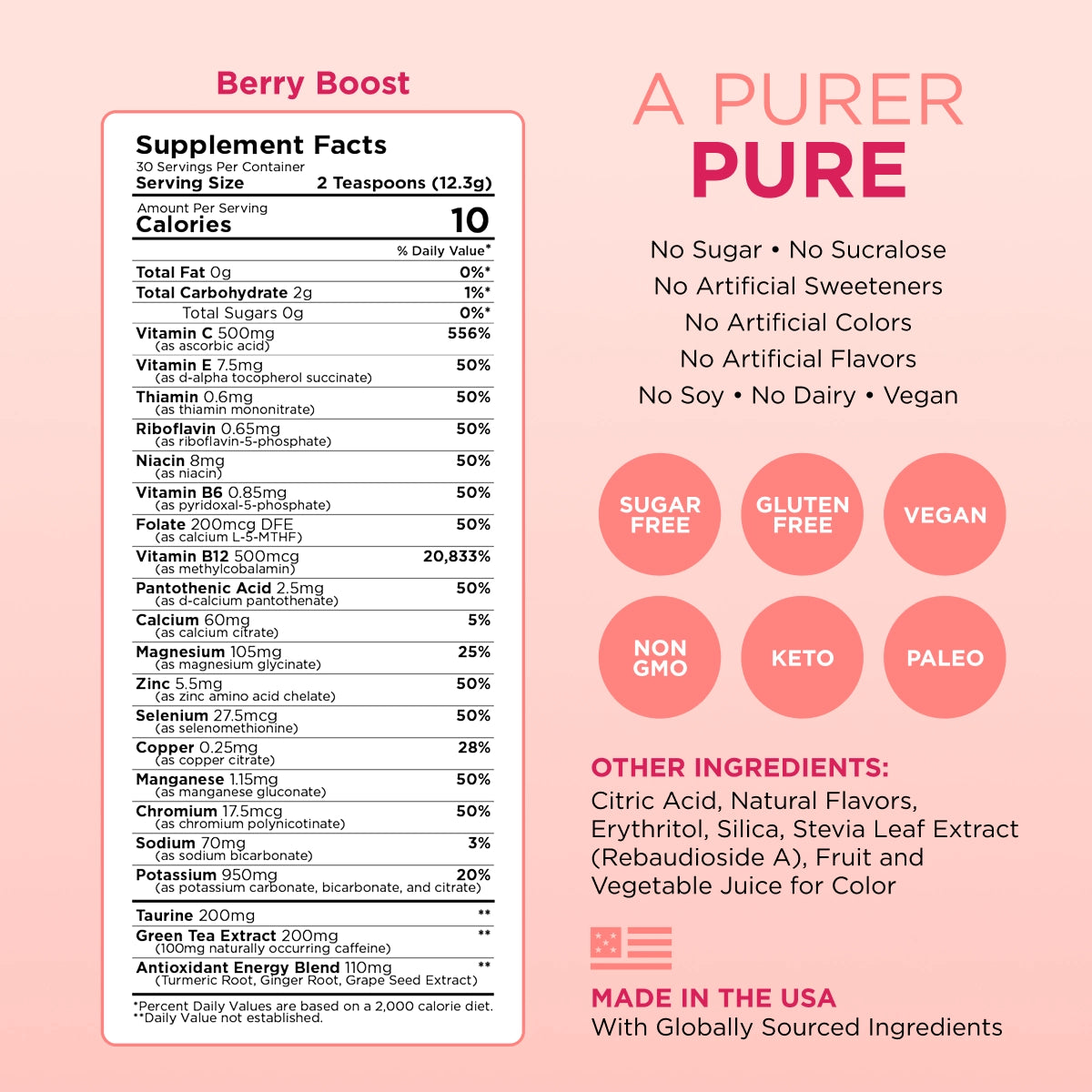 Pureboost Original Berry Boost Pouch