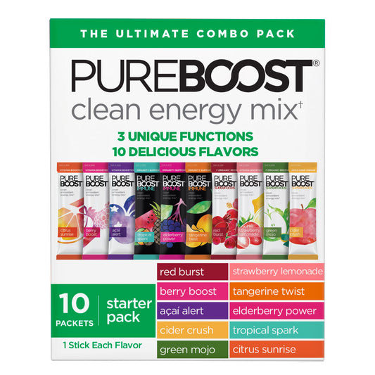 Pureboost Clean Energy & Immune 10 Pack