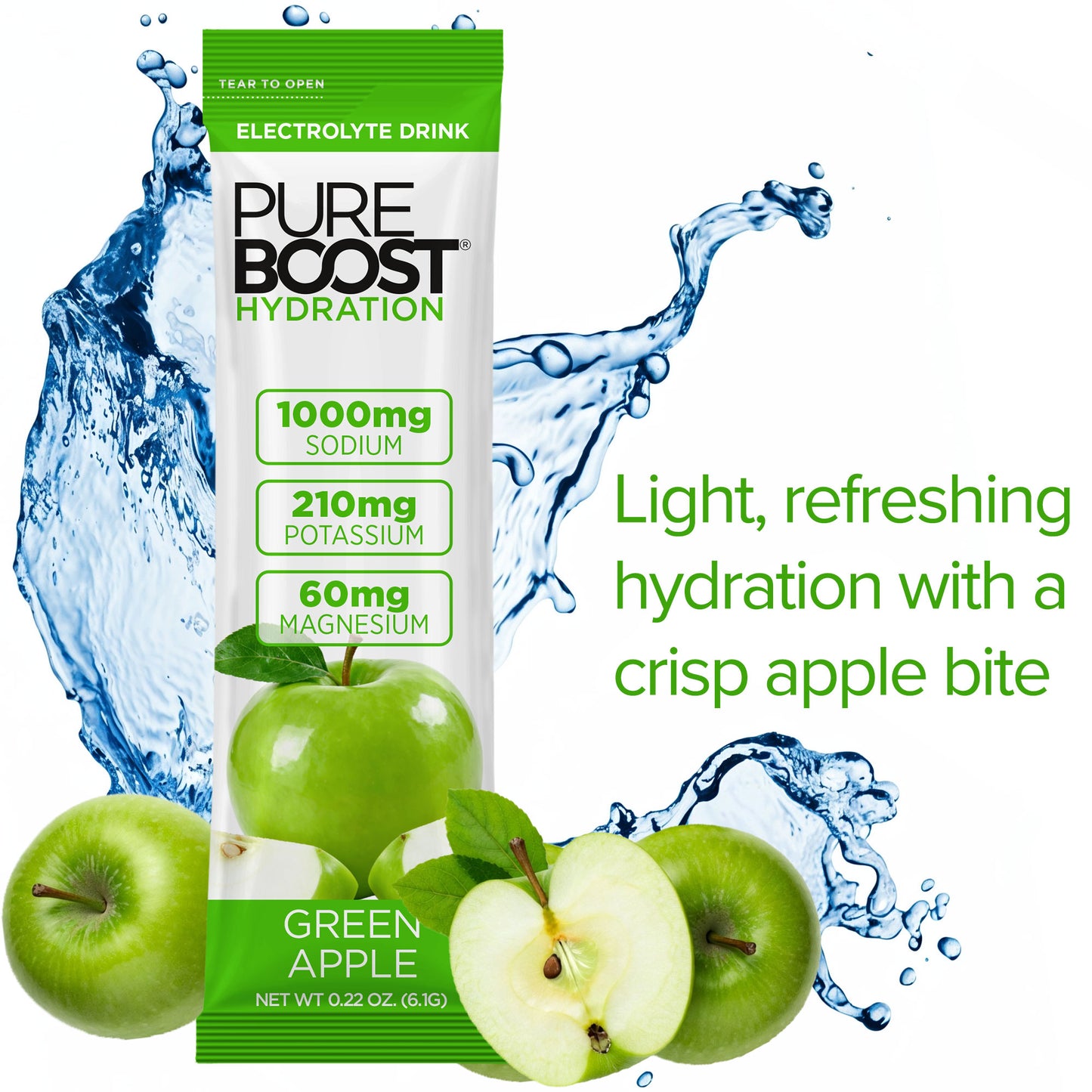 Pureboost Hydration Green Apple 14 Pack