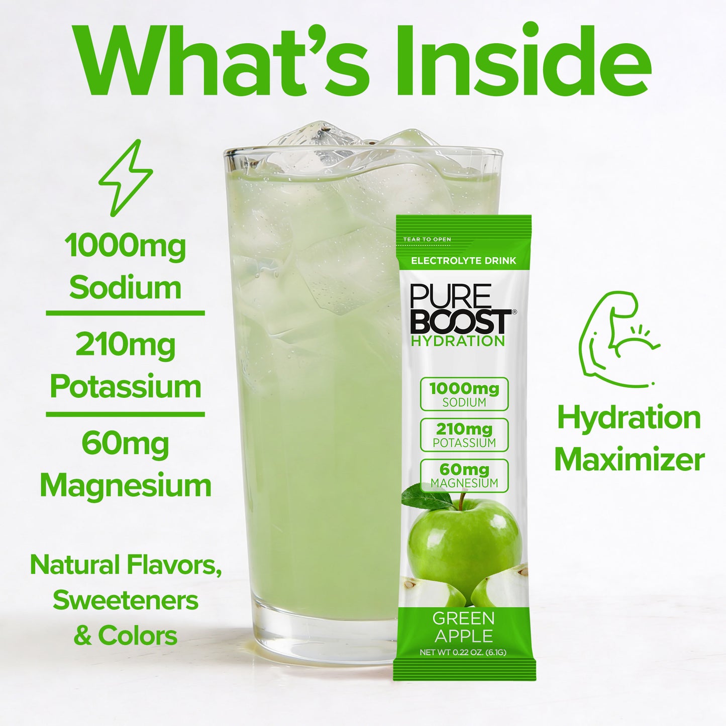Pureboost Hydration Green Apple 14 Pack