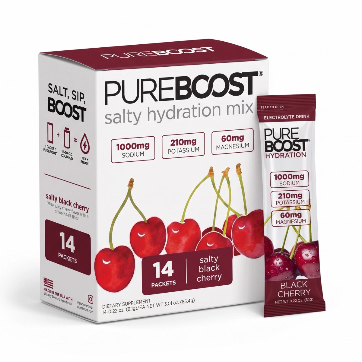 Pureboost Hydration Black Cherry 14 Pack
