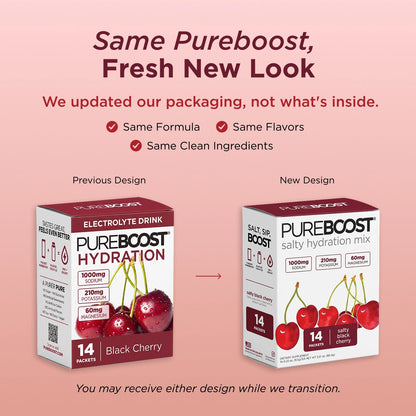 Pureboost Hydration Black Cherry 14 Pack