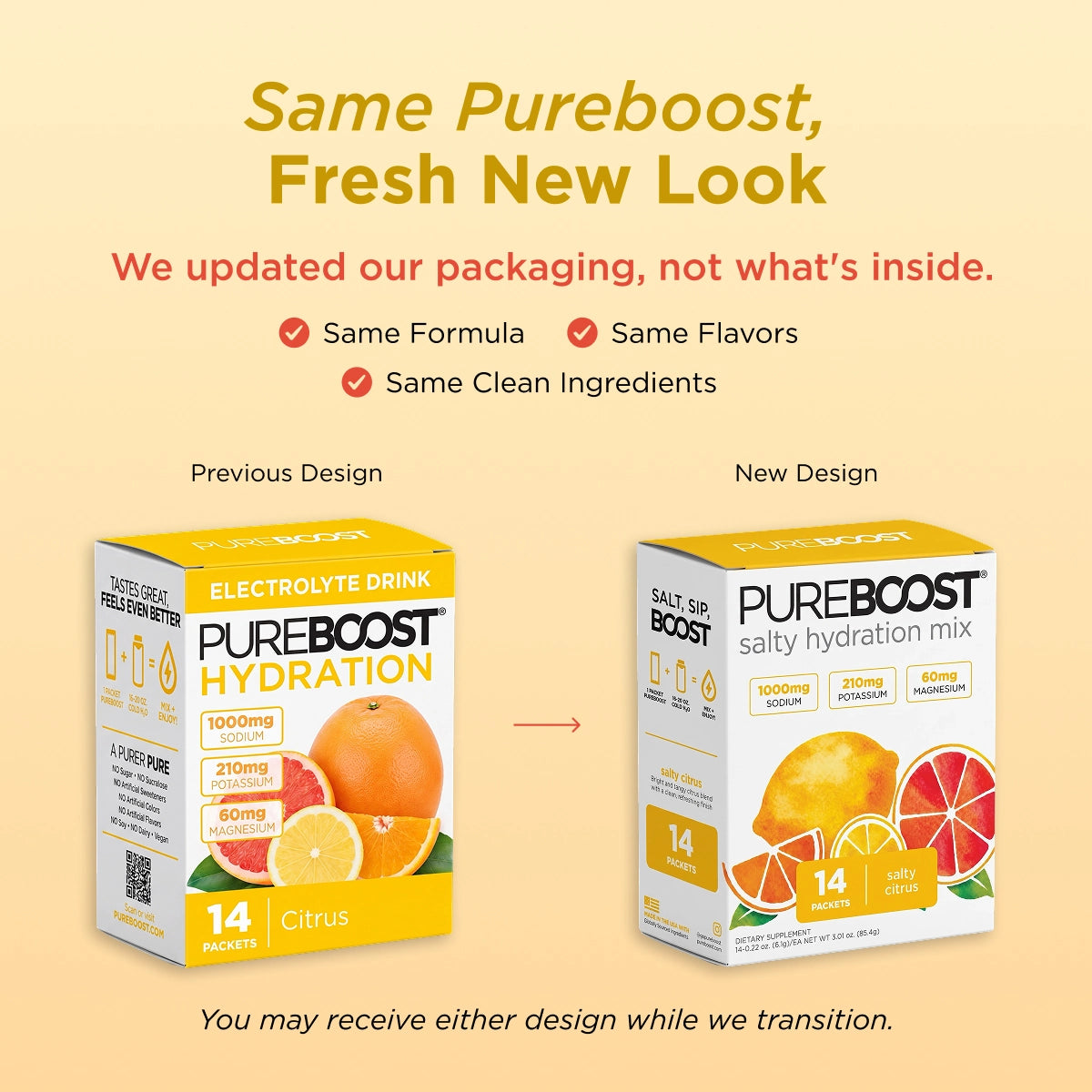 Pureboost Hydration Citrus 14 Pack