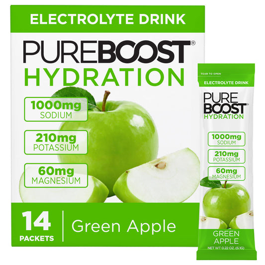 Pureboost Hydration Green Apple 14 Pack