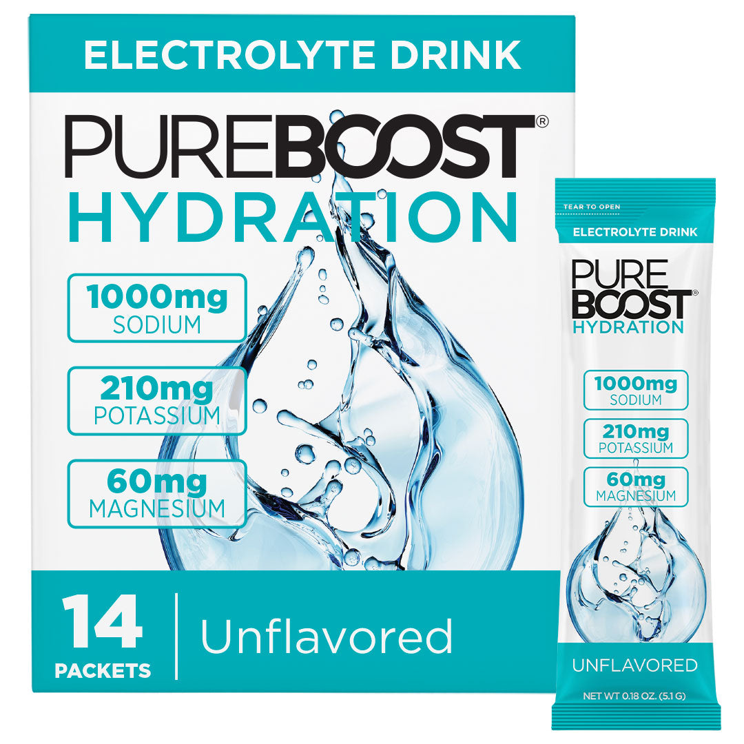 Pureboost Hydration Unflavored 14 Pack