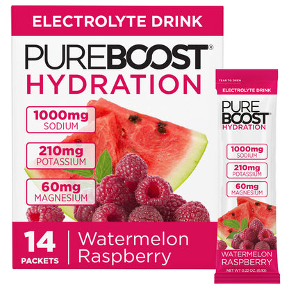 Pureboost Watermelon Raspberry Hydration 14 Pack