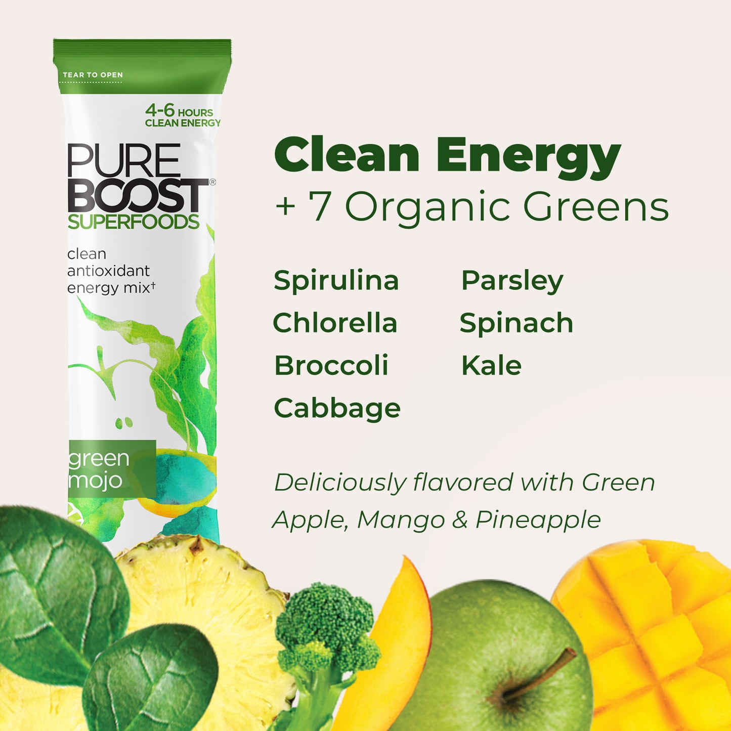 Clean Energy Drink Mix | No Sugar. No Surcralose. No Crash – Pureboost