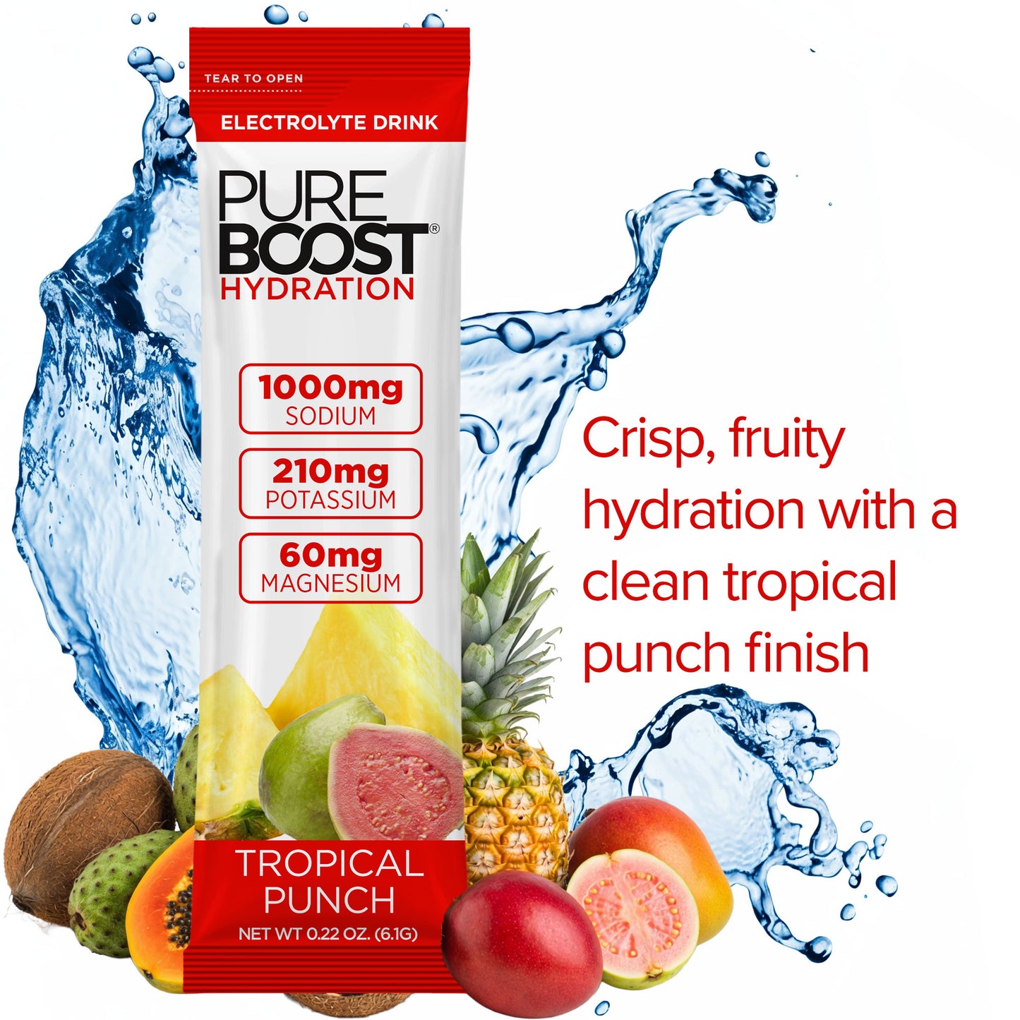Pureboost Hydration Tropical Punch 14 Pack