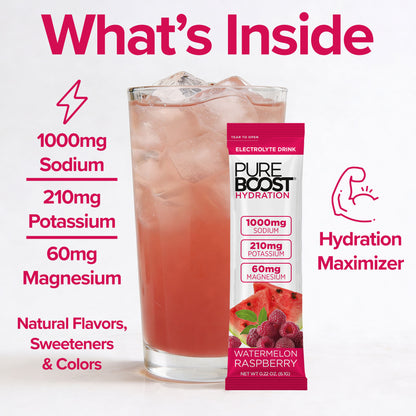 Pureboost Watermelon Raspberry Hydration 14 Pack