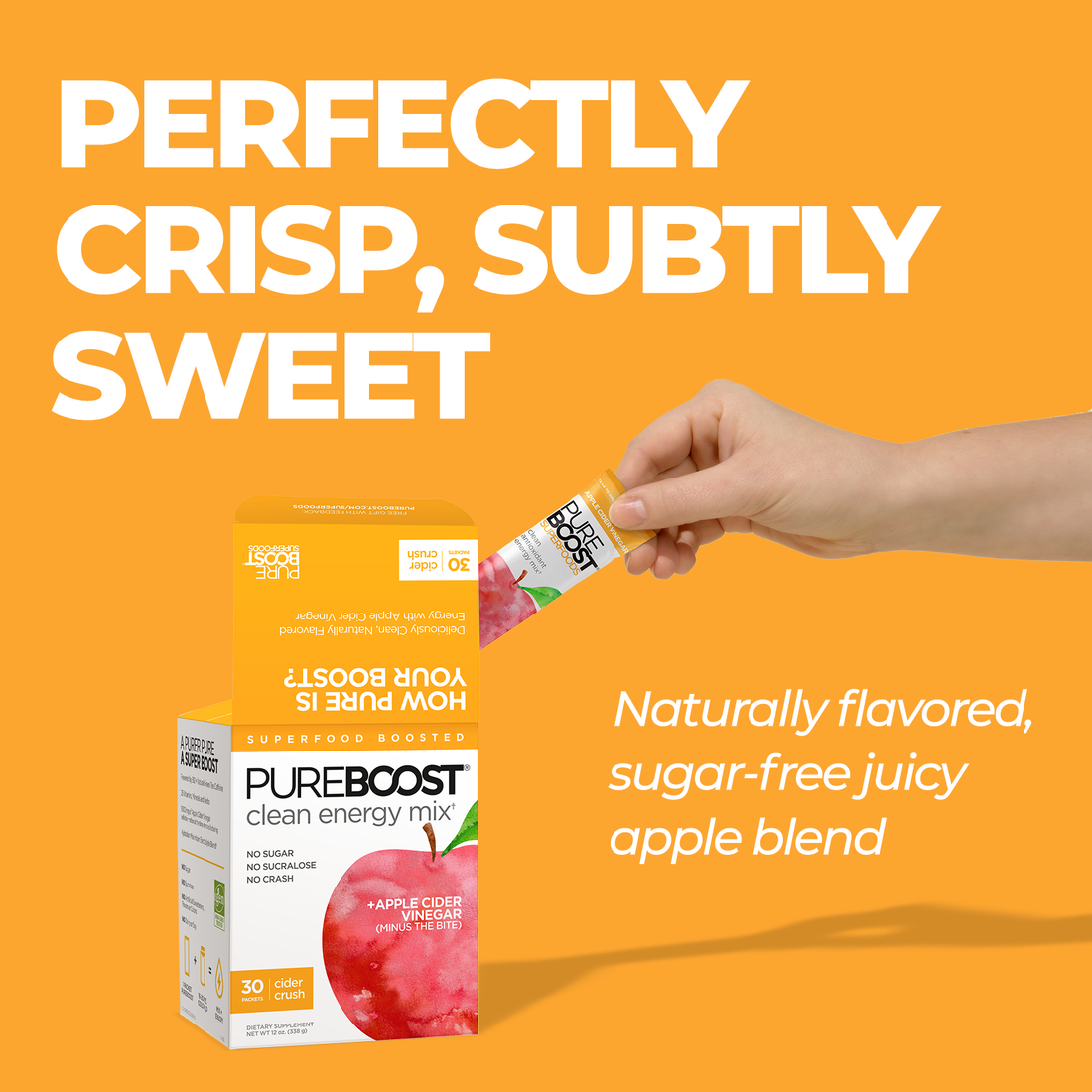 Clean Energy Drink Mix | No Sugar. No Surcralose. No Crash – Pureboost