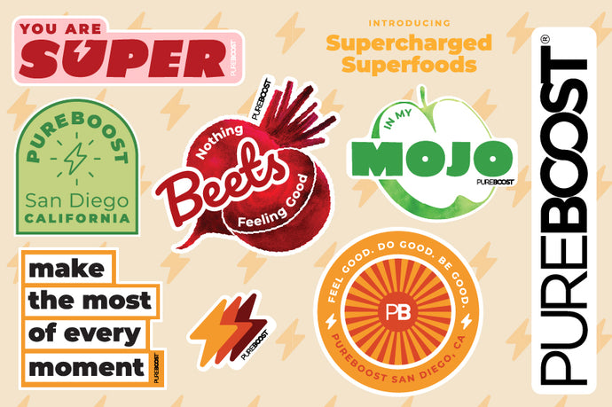 Limited-Edition Superfoods Stickers